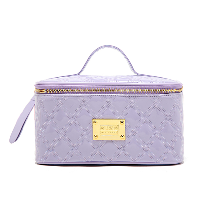 Girly purple cosmetic makeup bag | best makeup pouch