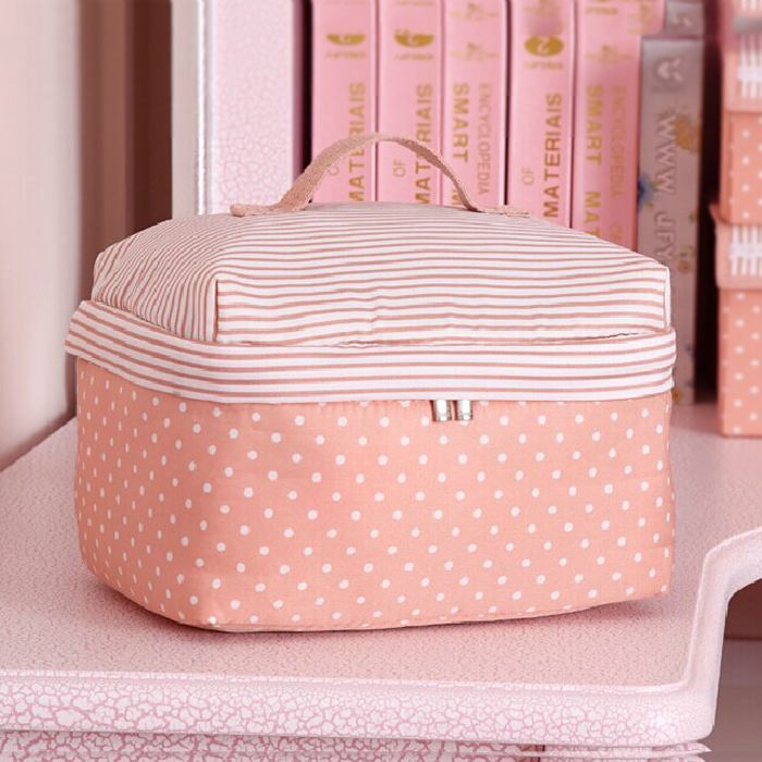 hotsale pretty pink korean makeup bag pattern
