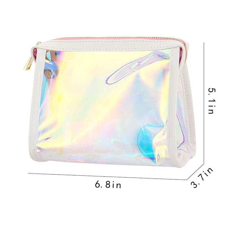 holographic cosmetic bag